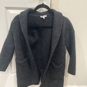 Madewell navy blue jacket merino wool